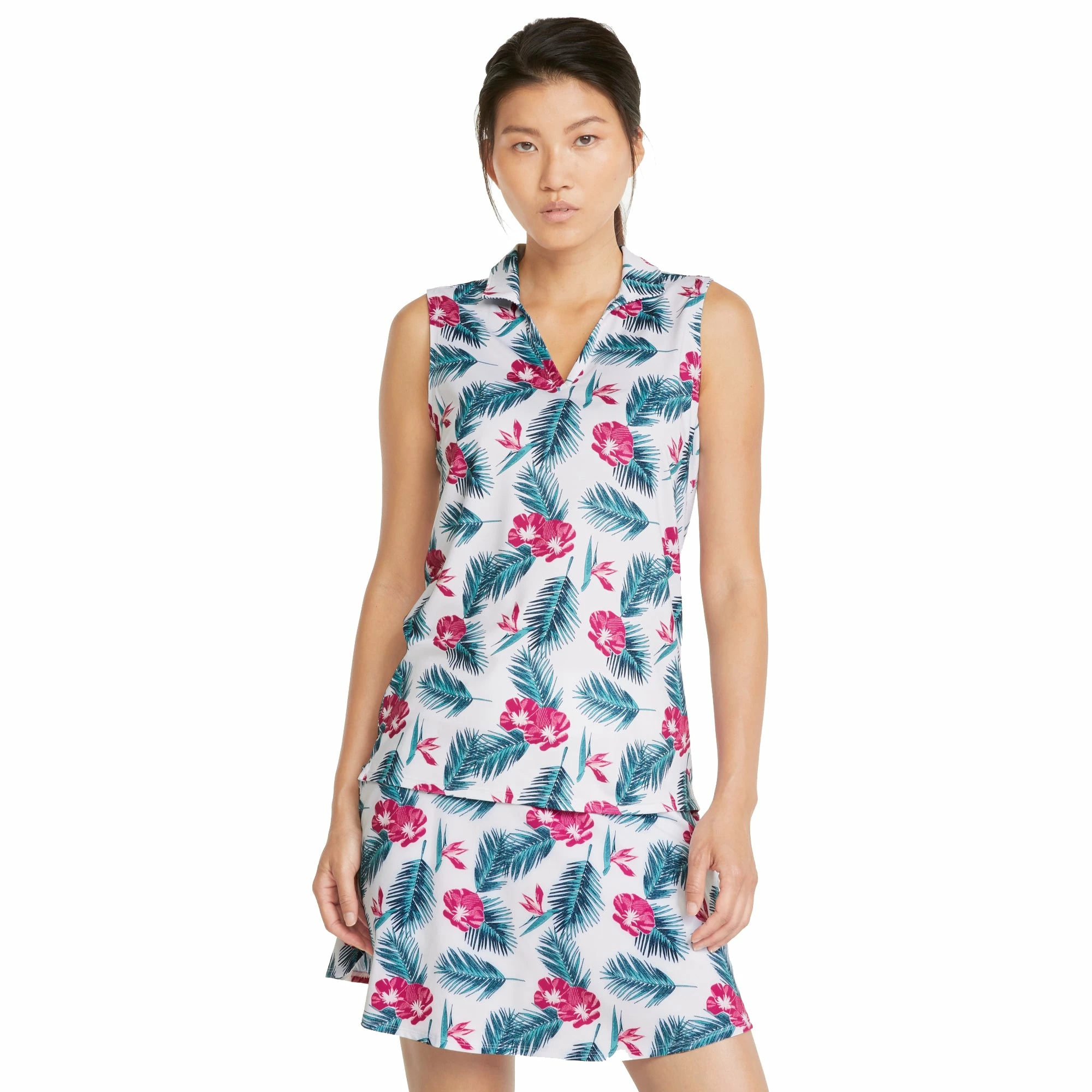 PUMA Golf Puma CLOUDSPUN Paradise Womens Golf Polo 3 PUMA Golf Puma CLOUDSPUN Paradise Womens Golf Polo