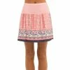 Lucky In Love Flower Patch Melon 17.25in Womens Golf Skort 2 Lucky In Love Flower Patch Melon 17.25in Womens Golf Skort -Golf Apparel Shop 23754 MELON652