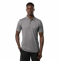 TravisMathew The Heater Mens Golf Polo -Golf Apparel Shop 23916 SLEET