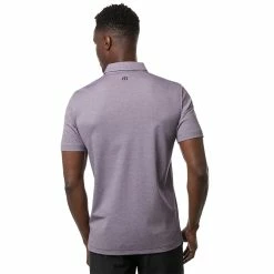 TravisMathew Aboat Time Mens Golf Polo -Golf Apparel Shop 24460 HTHRGRAPE6HMG 2
