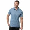 TravisMathew High Spirits Mens Golf Polo -Golf Apparel Shop 24463 HTHRBLUE4HBE