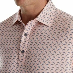 FootJoy Lisle Leaping Dolphins Print Quartz Pink Mens Golf Polo -Golf Apparel Shop 24738 QRTZPINKGRAPH 2 b2964d20 6a8e 4f52 abba 7b412169d699