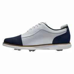 FootJoy Traditions Cap Toe Womens Golf Shoes -Golf Apparel Shop 24771 WHITENAVY 1