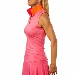 Scratch 70 Scratch Seventy Erin Womens Sleeveless Golf Polo -Golf Apparel Shop 24790 PINKORANGE 4f9484c3 33cc 48ab b5a8 c53cc2580f34