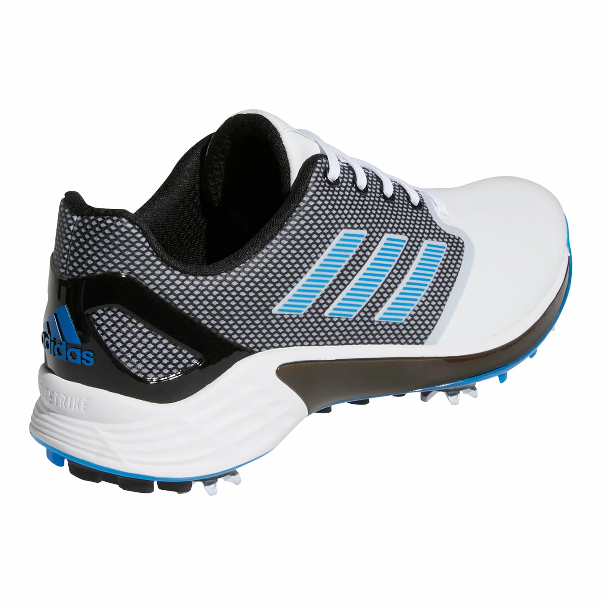 Adidas Golf Adidas ZG21 White-Blue Mens Golf Shoes 5 Adidas Golf Adidas ZG21 White-Blue Mens Golf Shoes - Image 3