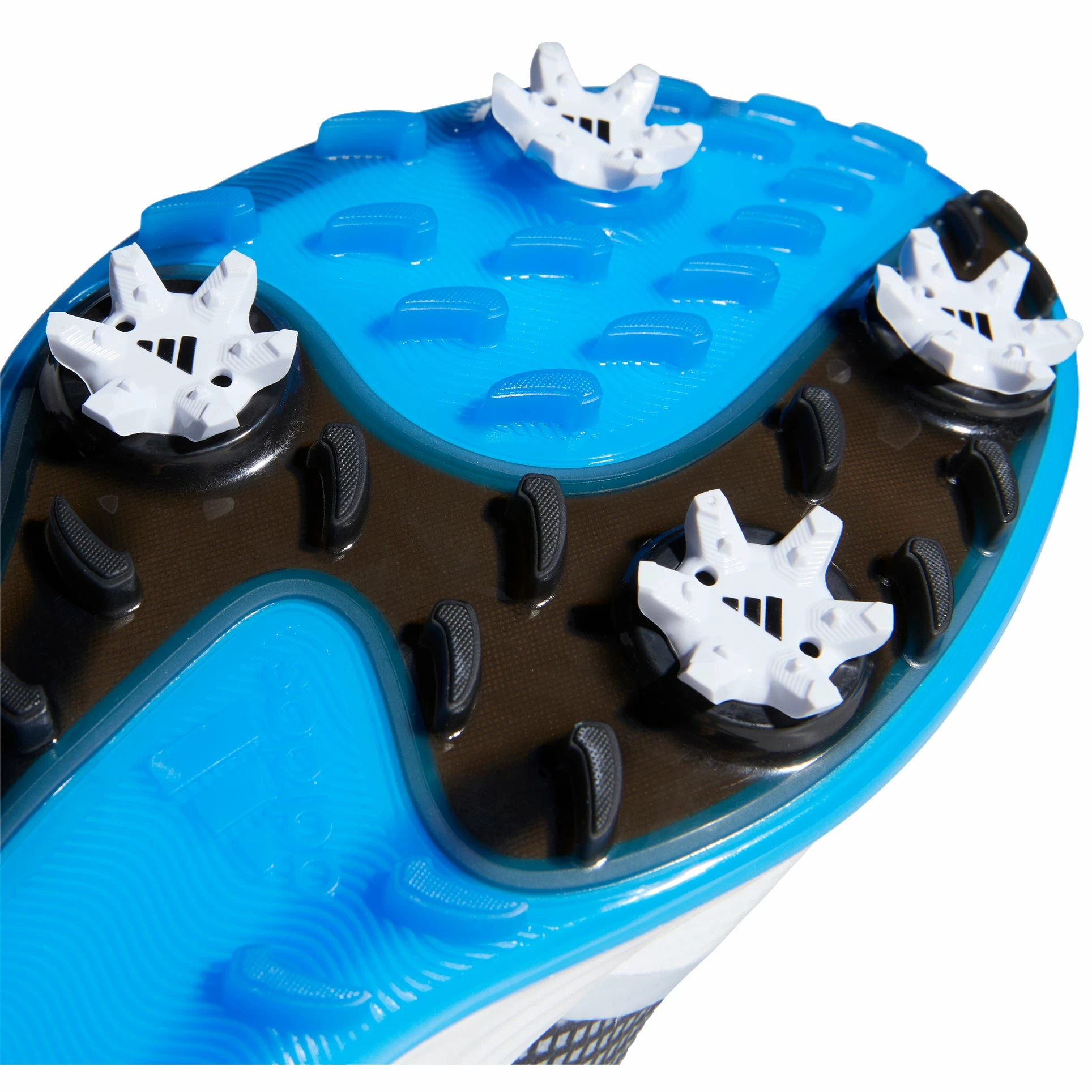 Adidas Golf Adidas ZG21 White-Blue Mens Golf Shoes 7 Adidas Golf Adidas ZG21 White-Blue Mens Golf Shoes - Image 5