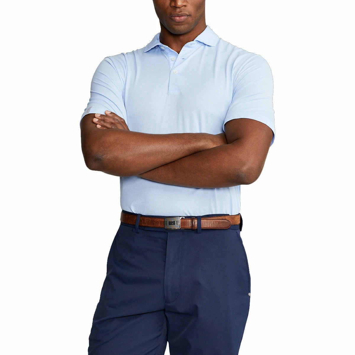 Polo Ralph Lauren RLX Ralph Lauren Tour Pique Blue Mens Golf Polo 3 Polo Ralph Lauren RLX Ralph Lauren Tour Pique Blue Mens Golf Polo