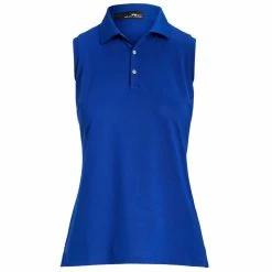 Polo Ralph Lauren RLX Ralph Lauren Tournament Heritage Royal Womens Sleeveless Golf Polo