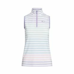 Polo Ralph Lauren RLX Ralph Lauren Printed Airflow Ombre Womens Sleeveless Golf Polo