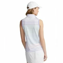 Polo Ralph Lauren RLX Ralph Lauren Printed Airflow Ombre Womens Sleeveless Golf Polo -Golf Apparel Shop 24995 OMBREMULTI 2