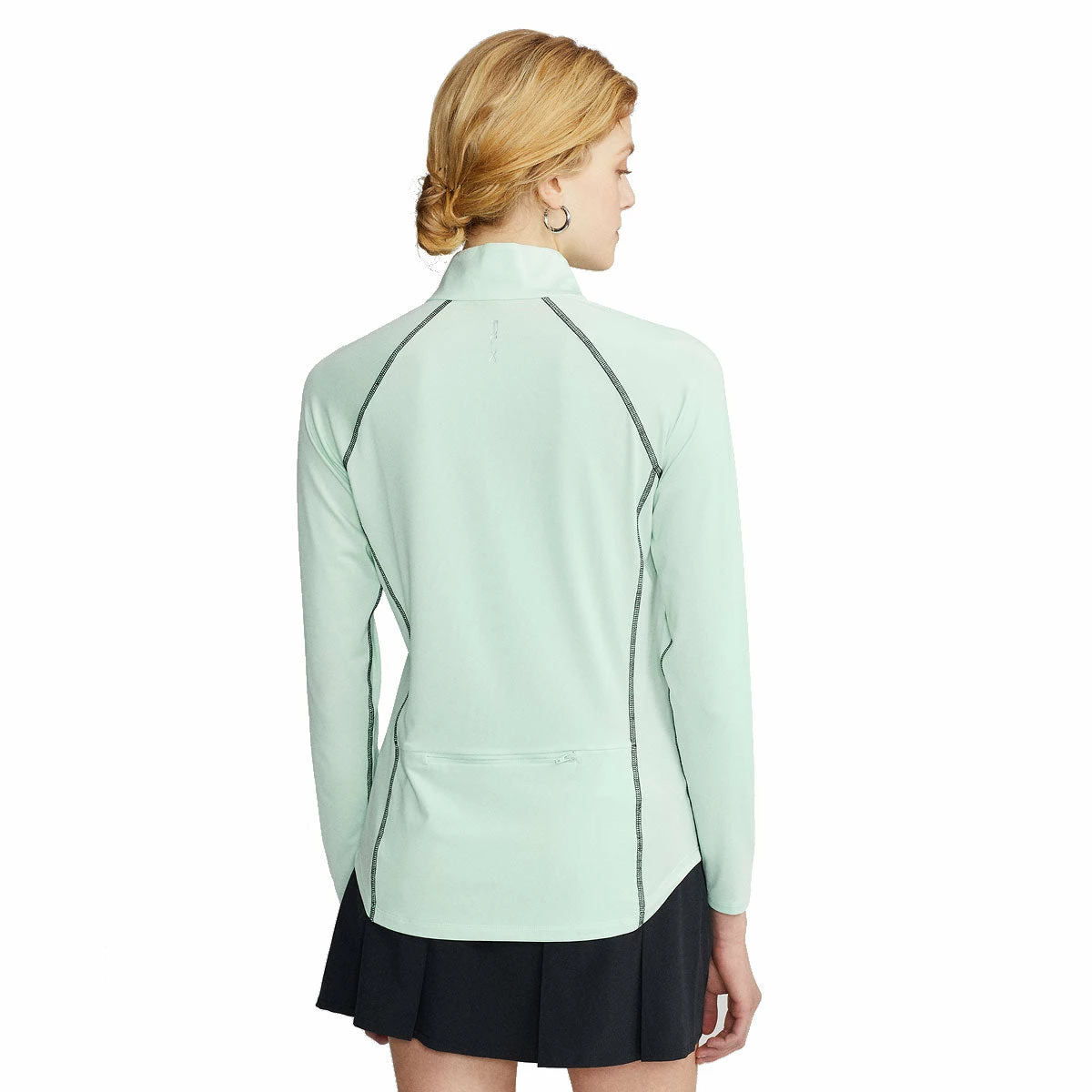 Polo Ralph Lauren RLX Ralph Lauren Airflow April Green Womens Longsleeve Golf 1/4 Zip 5 Polo Ralph Lauren RLX Ralph Lauren Airflow April Green Womens Longsleeve Golf 1/4 Zip - Image 3