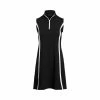 Polo Ralph Lauren RLX Ralph Lauren Polo Black Womens 1/4 Zip Dress -Golf Apparel Shop 25009 POLOBLACKWHT