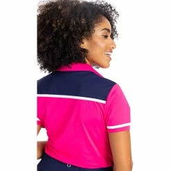 Kinona Button Up Beauty Womens Golf Polo 13 Kinona Button Up Beauty Womens Golf Polo -Golf Apparel Shop 25091 PREPPYPINK341 1
