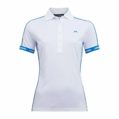 J.Lindeberg J. Lindeberg Damai Womens Golf Polo 9 J.Lindeberg J. Lindeberg Damai Womens Golf Polo -Golf Apparel Shop 25413 WHITE0000