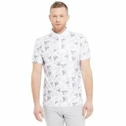 Redvanly Devoe Mens Golf Polo 8 Redvanly Devoe Mens Golf Polo -Golf Apparel Shop 25710 WHITE