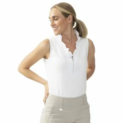 Daily Sports Patrice Womens Golf Polo -Golf Apparel Shop 25764 WHITE100