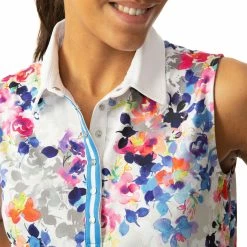 Daily Sports Mira Womens White Sleeveless Golf Polo -Golf Apparel Shop 25773 MIRA926 2 94875632 3860 42ca a45a ad75b793596c