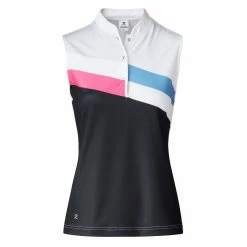 Daily Sports Ossie Navy Womens Sleeveless Golf Polo -Golf Apparel Shop 25774 NAVY590 3