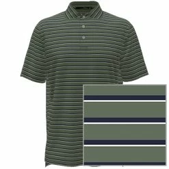 Polo Ralph Lauren RLX Ralph Lauren Featherweight Airflow Jersey Cargo Green Multi Mens Golf Polo