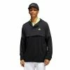 Adidas Golf Adidas Anorak Primeblue Mens Golf 1/2 Zip -Golf Apparel Shop 26941 BLACK