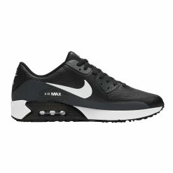 Nike Golf Nike Air Max 90 G Mens Golf Shoes -Golf Apparel Shop 27099 BLKWHTGRY002 2 b475380f 46f4 4b46 905b 890f7dd590fa