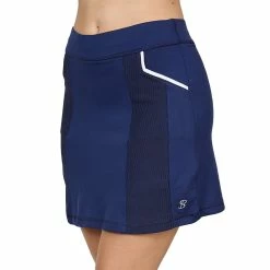 Sofibella 17 In UV Staples Womens Golf Skort -Golf Apparel Shop 28039 NAVY