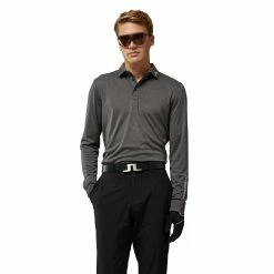 J.Lindeberg J. Lindeberg Tour Tech Mens Long Sleeve Golf Polo -Golf Apparel Shop 30678 VOLCANASHU228 89cb2824 ee67 4898 94f3 ce1a04a379f4