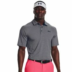 Under Armour Playoff 3.0 Stripe Mens Golf Polo