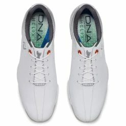 FootJoy D.N.A. Helix White Mens Golf Shoes 10 FootJoy D.N.A. Helix White Mens Golf Shoes -Golf Apparel Shop 53316 WIDE 2