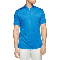 Nike Golf Nike Vapor Jacquard Mens Golf Polo -Golf Apparel Shop AV4176 406PHOTOBLUE