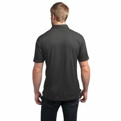 TravisMathew Classy Mens Golf Polo -Golf Apparel Shop CLASSY HEATHERBLACK 2