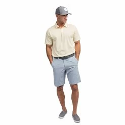TravisMathew Classy Mens Golf Polo -Golf Apparel Shop CLASSY HTHPALEBANANA 3