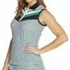 GGBlue Sonia Womens Sleeveless Golf Polo -Golf Apparel Shop E1064 3864KIT