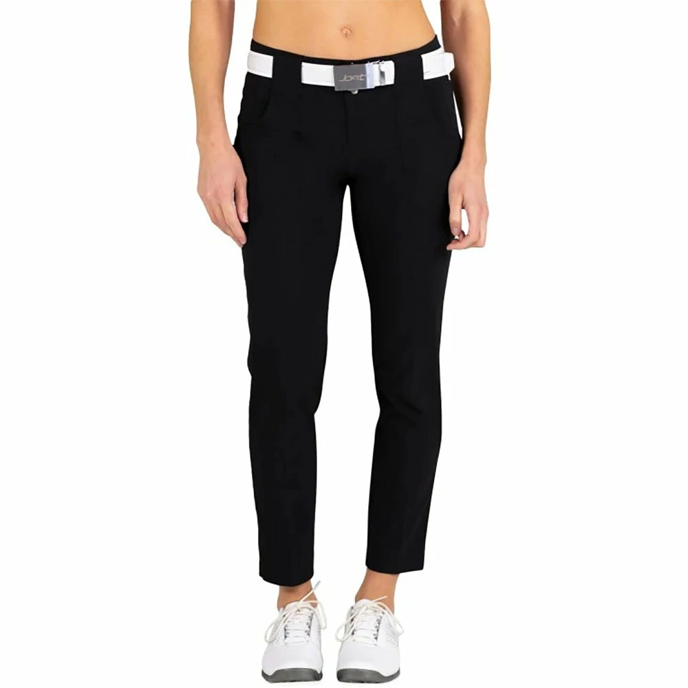 JoFit Belted Cropped Ankle Womens Golf Pants 3 JoFit Belted Cropped Ankle Womens Golf Pants