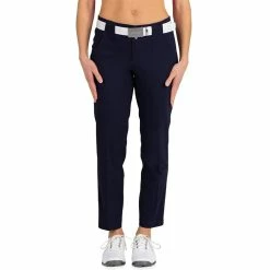 JoFit Belted Cropped Ankle Womens Golf Pants 13 JoFit Belted Cropped Ankle Womens Golf Pants -Golf Apparel Shop GB510 MIDNIGHT