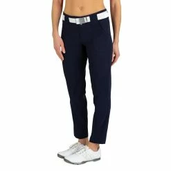 JoFit Belted Cropped Ankle Womens Golf Pants 16 JoFit Belted Cropped Ankle Womens Golf Pants -Golf Apparel Shop GB510 MIDNIGHT 3