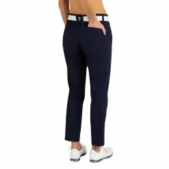 JoFit Belted Cropped Ankle Womens Golf Pants 17 JoFit Belted Cropped Ankle Womens Golf Pants -Golf Apparel Shop GB510 MIDNIGHT 4