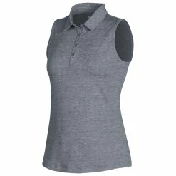 Under Armour Zinger 2.0 Heathered Womens Sleeveless Golf Polo 33 Under Armour Zinger 2.0 Heathered Womens Sleeveless Golf Polo -Golf Apparel Shop UW0468 9171PITCHGREY