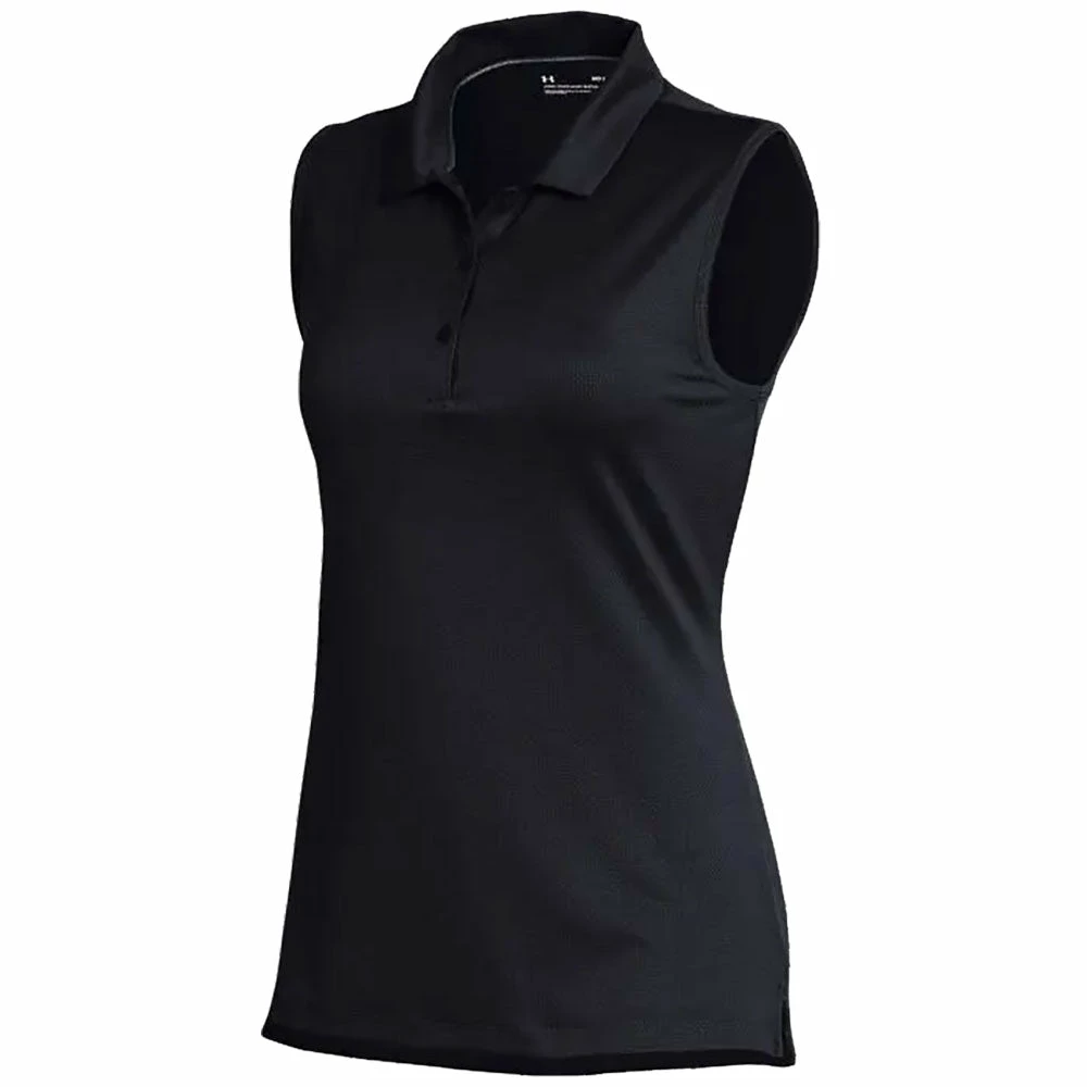 Under Armour Zinger 2.0 Heathered Womens Sleeveless Golf Polo 4 Under Armour Zinger 2.0 Heathered Womens Sleeveless Golf Polo - Image 2
